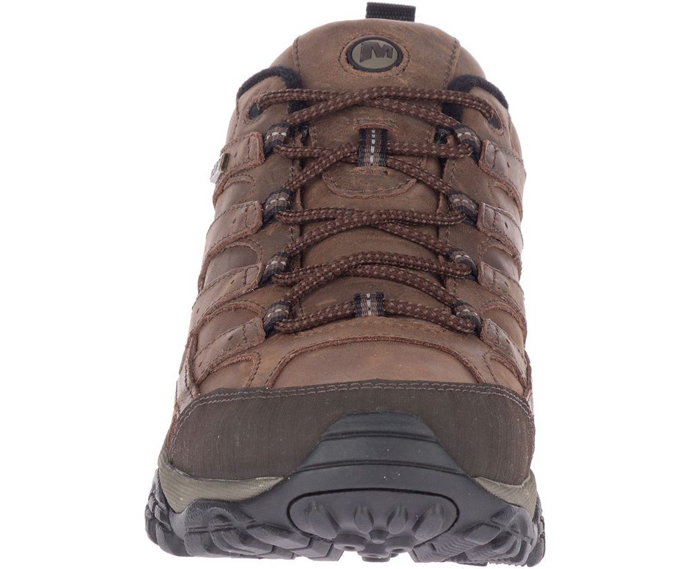 Merrell Hiking Shoes Brown - Moab 2 Prime Waterproof Wide Width - Mens 45UGVYIZW